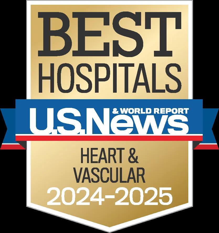 US News & World Report Best Hospitals Heart & Vascular Badge