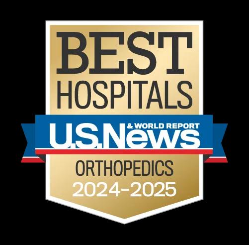 US News & World Report Best Hospitals Orthopedics Badge